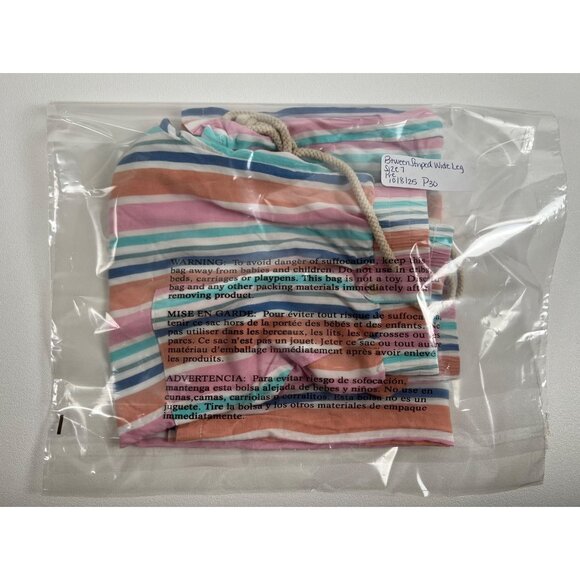 Btween Striped Wide Leg Pants - Picture 9 of 9